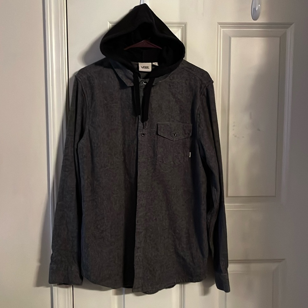 Vans hooded, long sleeve shirt
